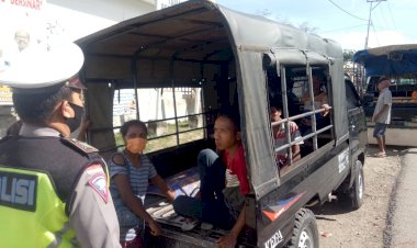 Galakan-New-Normal,satuan-lalulintas-Imbau-Masyarakat