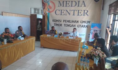 Menjelang-Pilkada-serentak,-Karo-Ops-Polda-NTT-berkoordinasi-dengan-KPUD-TTU.