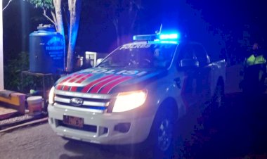TTU--jadi---Zona-Merah-Covid-19-;-Patroli-Lampu-Biru-Polres-TTU-diperketat