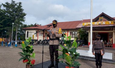 Gandeng-seluruh-Stakeholder,-Polres-TTU-Gelar-Apel-Kesiapsiagaan-Penanggulangan-Bencana-Alam-dan-Karhutla