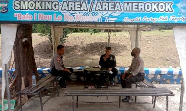 Hati-Hati!-Jangan-Sembarang-Merokok-di-Lingkungan-Polres-TTU,-Ada-Tempatnya