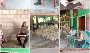 Bhabinkamtibmas-Bijeli-Ajak-Para-Ketua-RT-Bekerjasama