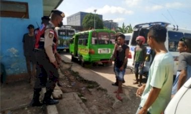 Patroli-Rutin-Samapta-Polres-TTU,-Sasar-Terminal-dan-Pasar