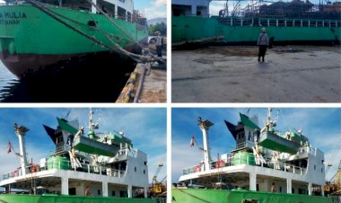 Polisi-Rutin-Cek-Muat-Angkut-Hewan-di-Pelabuhan-Wini