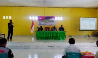 Polsek-Insana-Utara-Dampingi-Kesbangpol-TTU-Sosialisasi-Bela-Negara