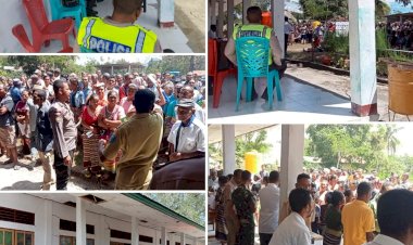 Anggota-Polsek-Insana-Amankan-Pemilihan-BPD-Maubesi