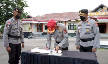 Polres-TTU-Terima-35-Orang-Siswa-Latja-Bintara-Polri-Gelombang-II-Tahun-2022