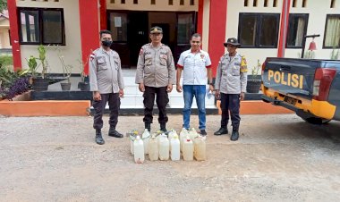 Polsek-Bisel-Gelar-Operasi-Pekat-Turangga-2022,-Sita-30-Liter-Sopi