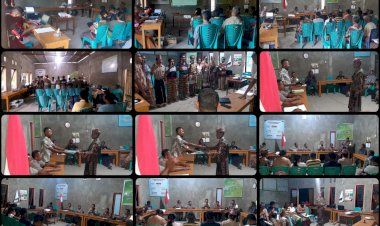 Hadiri-Rapat-Pelantikan-Panitia-Pilkades,-Bhabinkamtibmas-Letneo-Selatan-Ajak-Warga-Ikut-Jaga-Kamtibmas