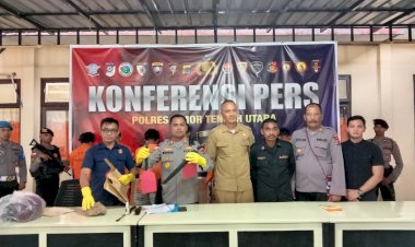 Konferensi-Pers-Kasus-Pembunuhan-di-Kompleks-BTN,-Kapolres-TTU-:-Komitmen-Hadir-Ciptakan-Harkamtibmas-yang-Kondusif