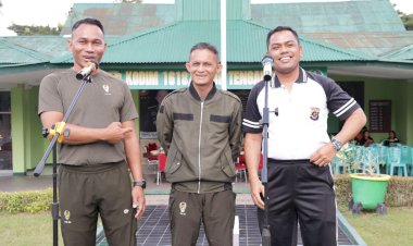 Tingkatkan-Sinergitas,-Polres-TTU,-Kodim-Bersama-Satgas-Pamtas-RI-RDTL-Senam-Bersama