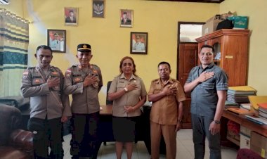 Antisipasi-Bahaya-Kebakaran-Hutan,-Kasat-Binmas-Polres-TTU-Koordinasi-dengan-BPBD-TTU