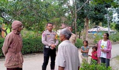 Jelang-Pemilu-2024,-Bhabinkamtibmas-Kefa-Utara-Polres-TTU-Pastikan-Situasi-Kondusif-di-Desa-Binaan