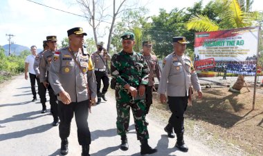 Silaturahmi-ke-Mako-Yonif-744/SYB,-Kapolres-TTU-:-TNI-Polri-Tidak-Bisa-Dipisahkan