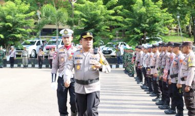 Pimpin-Apel-Gelar-Pasukan-Operasi-Kepolisian-Terpusat-Lilin-Turangga-2023,-Kapolres-TTU:-Seluruh-Personel-Berikan-Pelayanan-Terbaik