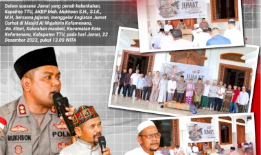 Jumat-Curhat-di-Masjid-Al-Muhajirin-Kefamenanu,-Kapolres-TTU-:-Bijaklah-Gunakan-Medsos-Jelang-Pesta-Demokrasi
