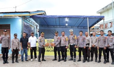 Kapolres-TTU-Cek-Kesiapan-di-Pos-Pelayanan,-Pengamanan-dan-Pos-Terpadu