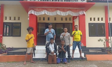 Reskrim-Polsek-Biboki-Selatan-Polres-TTU-Amankan-Terduga-Pelaku-Pencuri-Ternak