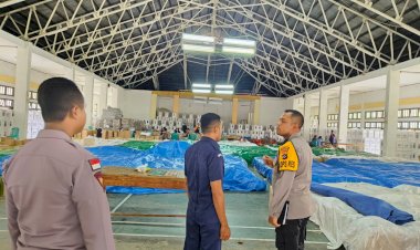 Kapolres-TTU-Cek-Kesiapan-Surat-Suara-di-Gudang-Logistik-Pemilu