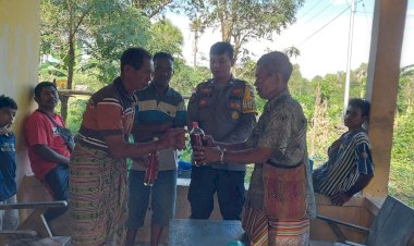 Salah-Paham-Hingga-Bunuh-Ternak-Tetangga,-Bhabinkamtibmas-Oelami-Polres-TTU-Hadir-Membawa-Kesejukan