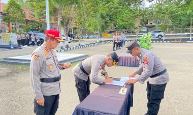 Kapolres-TTU-Menerima-50-Siswa-Diktukba-Polri