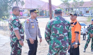 Pengamanan-Berlapis-TNI/Polri-di-Sekitar-Helyport-:-Pastikan-Pendaratan-Helykopter-Kepresidenan