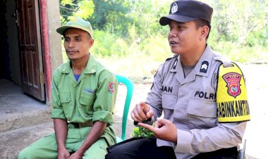 Dukung-Asta-Cita-Presiden-RI,-Bhabinkamtimas-Desa-Oetalus-Ubah-Lahan-Tidur-Menjadi-Kebun-Produktif