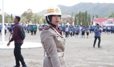 HUT-Kemerdekaan-RI-ke-80-di-TTU:-IPTU-Niken-Ayu-Prabandari-Pimpin-Pasukan-Paskibra