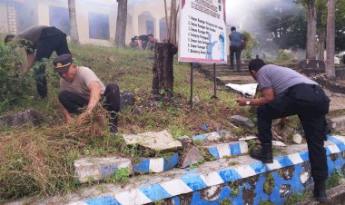 Tanamkan-Disiplin-dan-Soliditas,-Polres-TTU-Gelar-Kurvei-Bersama-di-Mako