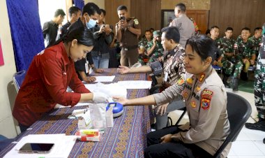 Bakti-Kesehatan-Polres-TTU-Warnai-HUT-ke-74-Humas-Polri