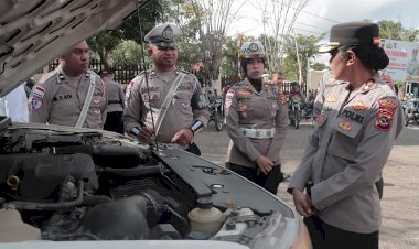 Audit-Aset-Negara,-Kapolres-TTU-dan-BagLog-Soroti-Kedisiplinan-Pemegang-Kendaraan-Dinas