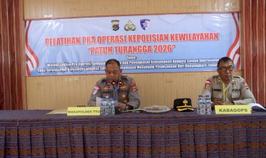 Wujudkan-Kamseltibcarlantas-Kondusif-Menjelang-Hari-Bhayangkara,-Polres-TTU-Resmi-Buka-Pelatihan-Pra-Operasi-