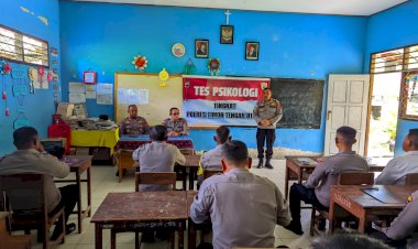 Pastikan-Kelayakan-Personel,-Polres-TTU-Gandeng-Tim-Psikologi-Polda-NTT-Gelar-Tes-Psikologi.