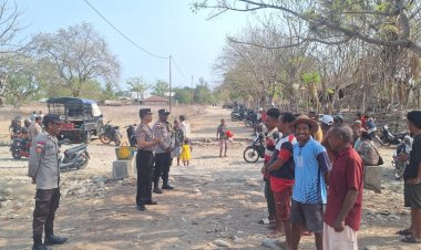 Polisi-Bersama-Masyarakat,-Polsek-Biboki-Anleu-Tingkatkan-Patroli-KRYD-di-Pasar-Mingguan-Ponu