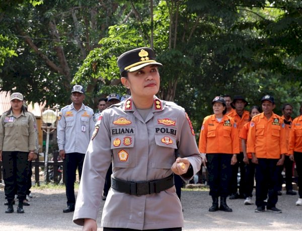 Apel Gelar Kesiapan Tanggap Darurat Bencana Hidrometeorologi, Polres TTU Perkuat Sinergitas Lintas Sektor