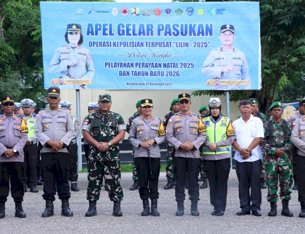 Kapolres TTU Turun Langsung Pantau Kesiapan Pengamanan Ibadah Malam Natal di Kefamenanu