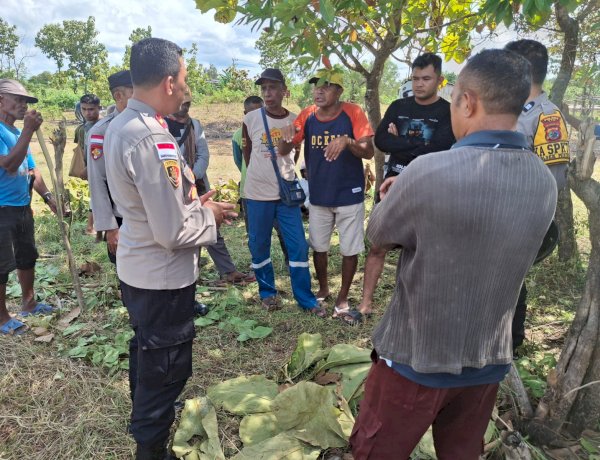 Kapolsek Miotim Redam Ketegangan Sengketa Tanah di Km 9 Desa Naiola
