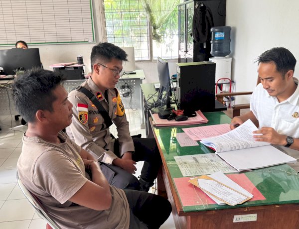 Polsek Insana Utara Limpahkan Tersangka Kasus Dugaan Calo Penerimaan Polri ke Kejaksaan
