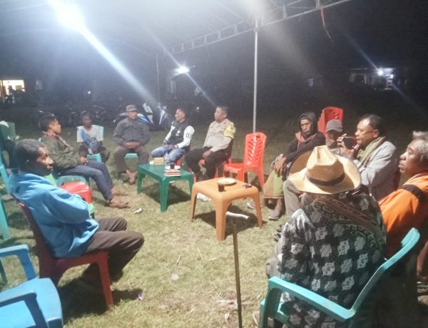 Pererat Tali Silaturahmi, Kapospol Motadik Gelar Patroli Dialogis dan Sambang Warga di Biboki Anleu