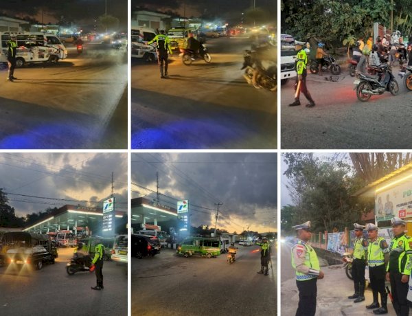 Satlantas Polres TTU Gelar Pengaturan Antisipasi Kepadatan Antrean BBM di SPBU, Hadirkan Rasa nyamanan bagi Pengguna Jalan Raya.