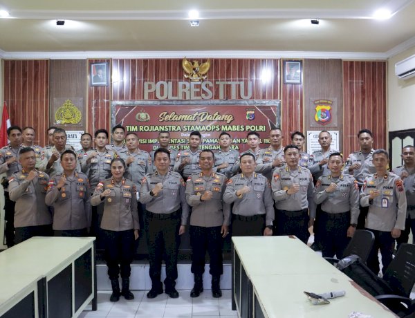 Tim Rojianstra Stamaops Polri Gelar Supervisi Penguatan Fungsi Pamapta di Polres TTU
