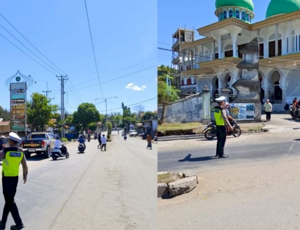 Satlantas Polres TTU Amankan Sholat Jumat di Tiga Masjid, Polri Hadir di Tengah Masyarakat