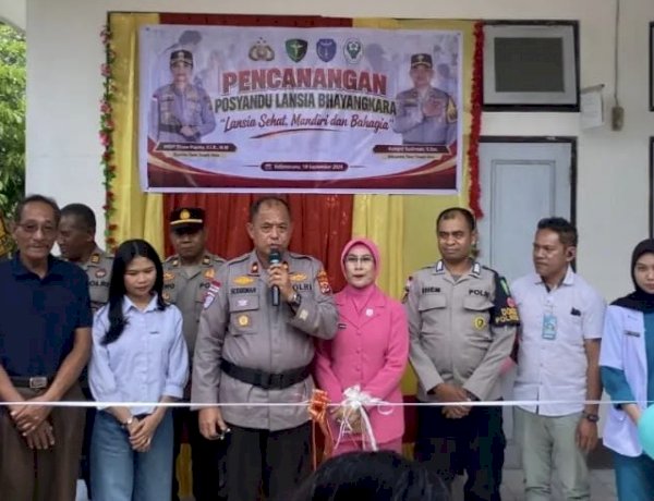 Posyandu Lansia Bhayangkara Resmi Dicanangkan, Polres TTU Perkuat Pelayanan Kesehatan bagi Lansia