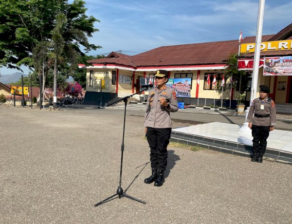 Kapolres TTU Tekankan Personel Tetap Solid di Tengah Pergantian Pimpinan, Polri Harus Hadir dan Bermanfaat bagi Masyarakat