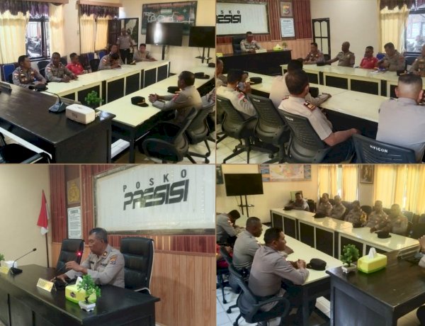 Kabag Ops Polres Ttu Pimpin Rapat Anev Quick Wins, Bahas Capaian Program, Kendala, Dan Langkah Solutif