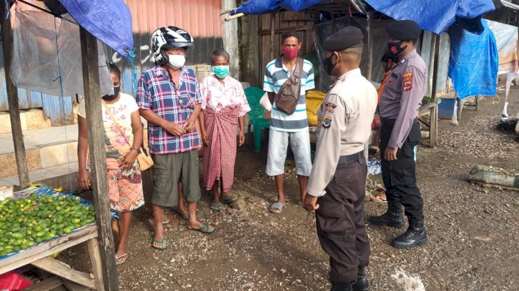 Cegah Pandemi Covid-19, Ini yang Dilakuakan Sat Sabhara Polres TTU