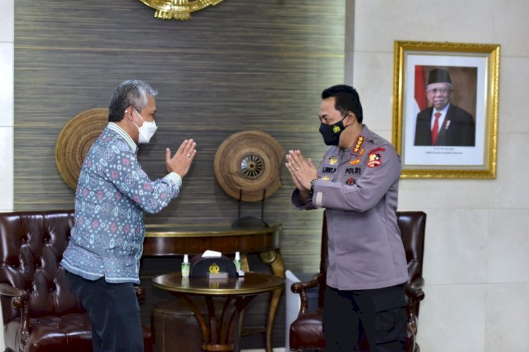 Silaturahmi Dengan Kapolri, Dirjen Bea Cukai Minta Dukungan Naikan PNBP