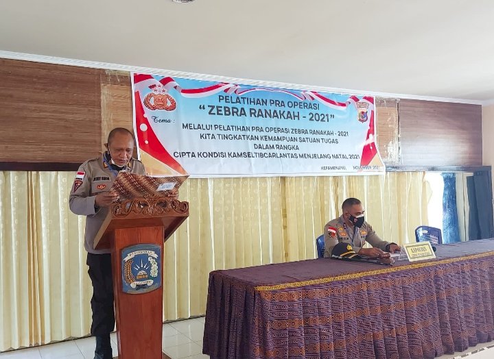 Latihan Pra Ops Zebra Ranakah 2021, Ini Penegasan Kapolres TTU