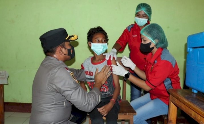 Percepatan Vaksinasi, Kapolres TTU Bagi  Tiga Zona Kerja