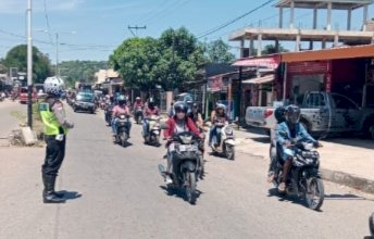 Dengan Humanis, Polres TTU Kawal dan Amankan Aksi Damai